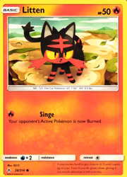 Litten Common 26/214 Unbroken Bonds Pokemon