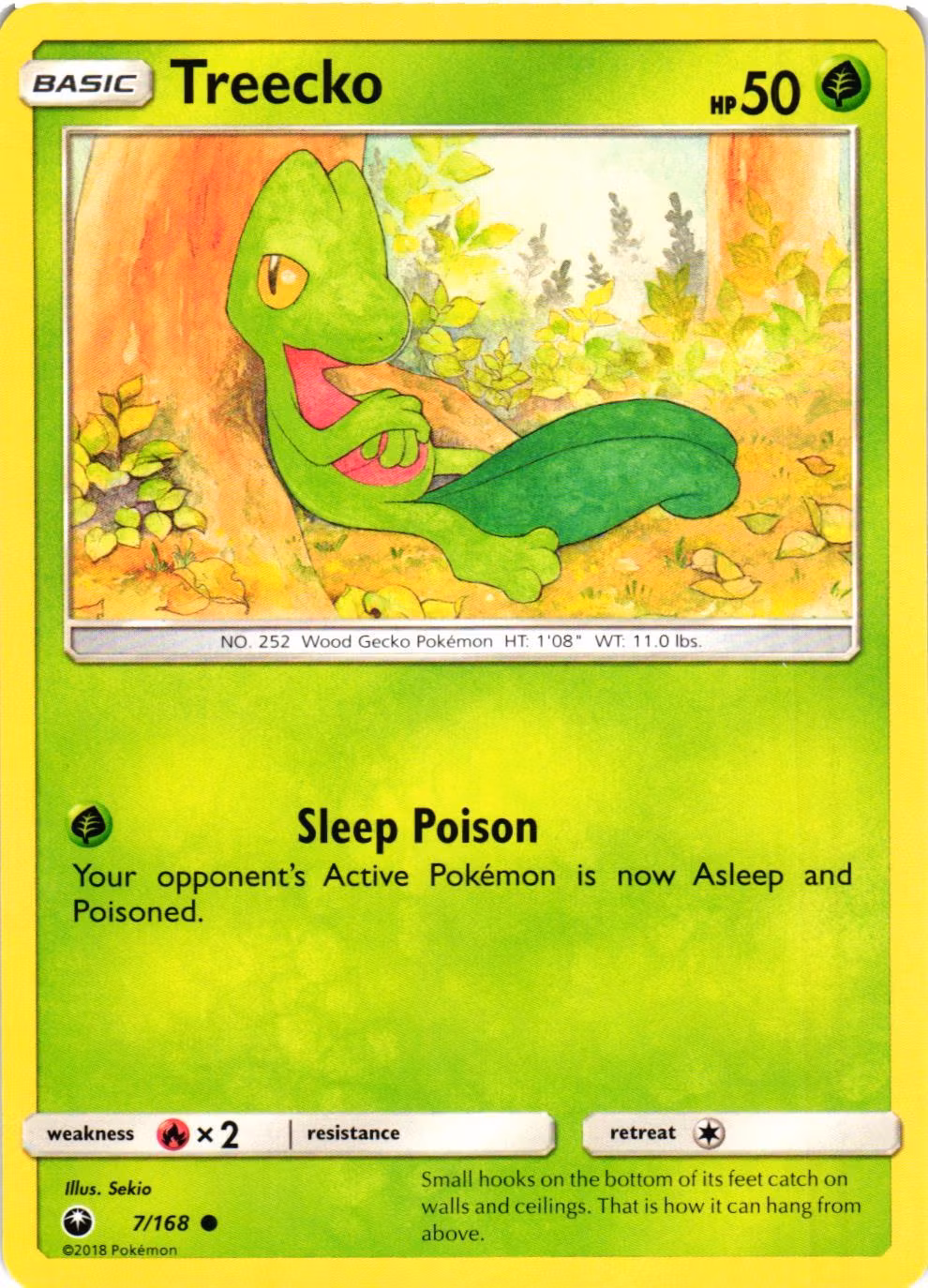 Treecko Common 7/168 Celestial Storm Pokemon