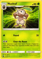 Nuzleaf Uncommon 13/168 Celestial Storm Pokemon