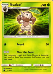 Nuzleaf Uncommon 13/168 Celestial Storm Pokemon