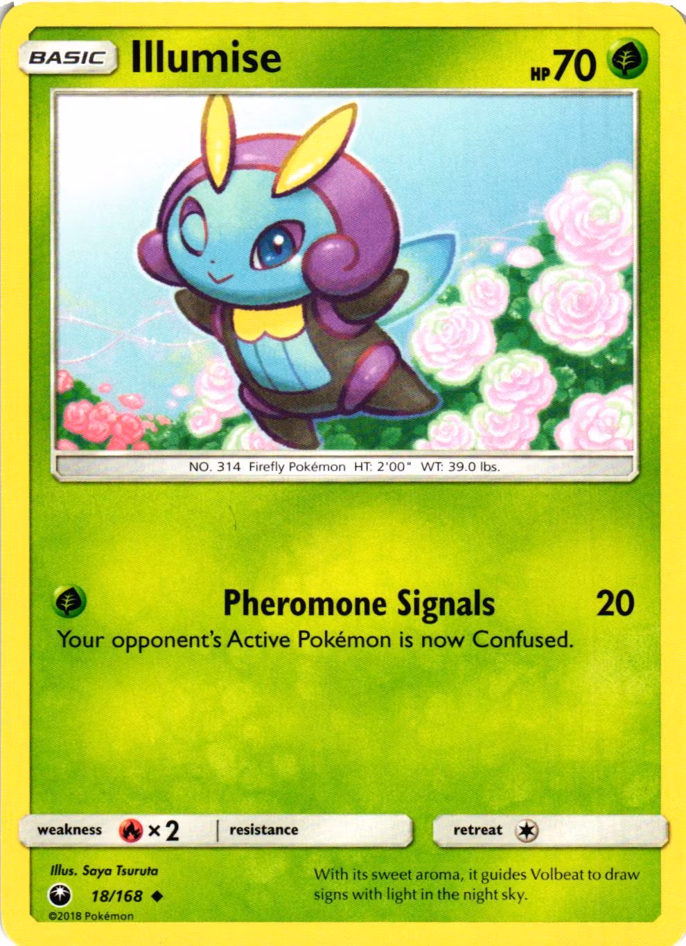 Illumise Uncommon 18/168 Celestial Storm Pokemon