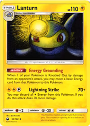 Lanturn Uncommon 50/168 Celestial Storm Pokemon
