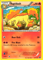 Rapidash Uncommon 17/114 Steam Siege Pokemon