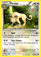 Persian Uncommon 89/114 Steam Siege Pokemon