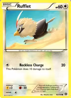 Rufflet Common 92/114 Steam Siege Pokemon