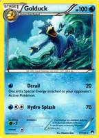 Golduck Rare 17/122 Break Point Pokemon