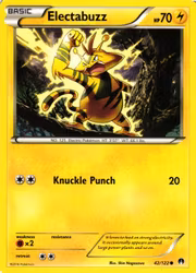 Electabuzz Common 42/122 Break Point Pokemon