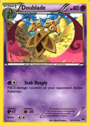 Doublade Uncommon 61/122 Break Point Pokemon