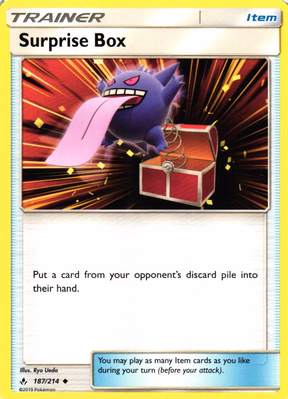 Surprise Box Uncommon 187/214 Unbroken Bonds Pokemon