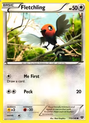 Fletchling Common 113/146 XY Base Set Pokemon