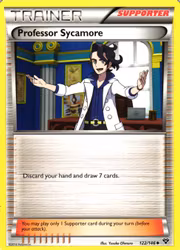 Professor Sycamore Uncommon 122/146 XY Base Set Pokemon