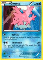 Corsola Uncommon 36/146 XY Base Set Pokemon