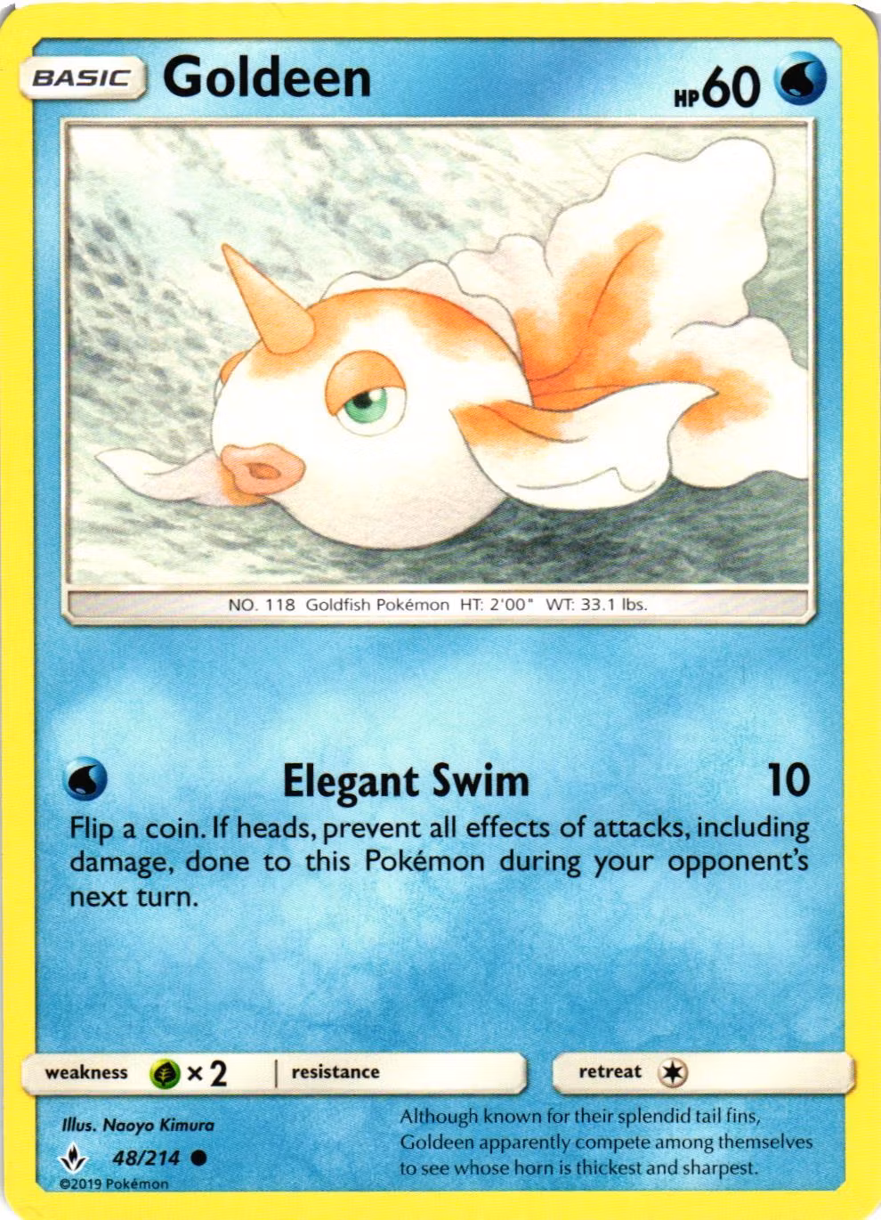 Goldeen Common 48/214 Unbroken Bonds Pokemon