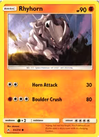 Rhyhorn Common 93/214 Unbroken Bonds Pokemon