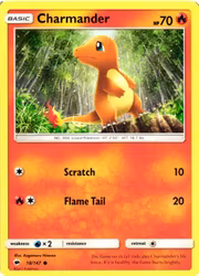 Charmander Common 18/147 Burning Shadows Pokemon
