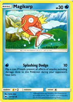 Magikarp Common 32/147 Burning Shadows Pokemon