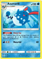 Azumarill Rare 35/147 Burning Shadows Pokemon