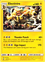 Electivire Rare 43/147 Burning Shadows Pokemon