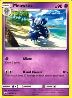 Meowstic Rare 60/147 Burning Shadows Pokemon