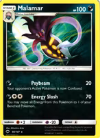 Malamar Rare 90/147 Burning Shadows Pokemon