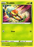 Grubbin Common 016/192 Rebel Clash Pokemon