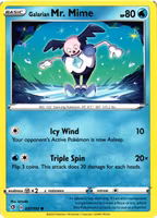 Galarian Mr. Mime Common 037/192 Rebel Clash Pokemon