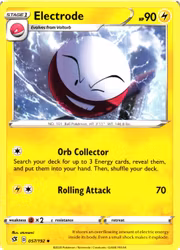 Electrode Uncommon 057/192 Rebel Clash Pokemon