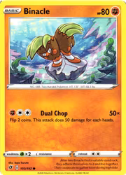 Binacle Common 103/192 Rebel Clash Pokemon