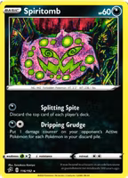 Spiritomb Rare 116/192 Rebel Clash Pokemon