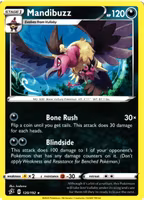Mandibuzz Rare 120/192 Rebel Clash Pokemon