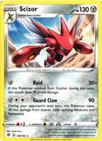Scizor Rare 128/192 Rebel Clash Pokemon