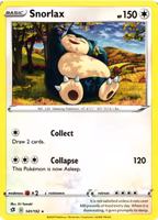 Snorlax Rare 141/192 Rebel Clash Pokemon