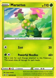 Maractus Common 007/202 Sword and Shield Pokemon
