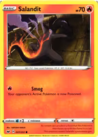 Salandit Common 027/202 Sword and Shield Pokemon