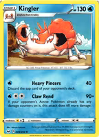 Kingler Uncommon 044/202 Sword and Shield Pokemon