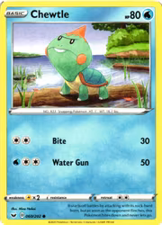 Chewtle Common 060/202 Sword and Shield Pokemon