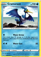 Cramorant Rare 062/202 Sword and Shield Pokemon