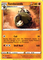 Sandaconda Rare 109/202 Sword and Shield Pokemon