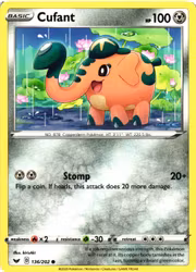 Cufant Common 136/202 Sword and Shield Pokemon