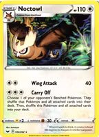 Noctowl Rare 144/202 Sword and Shield Pokemon