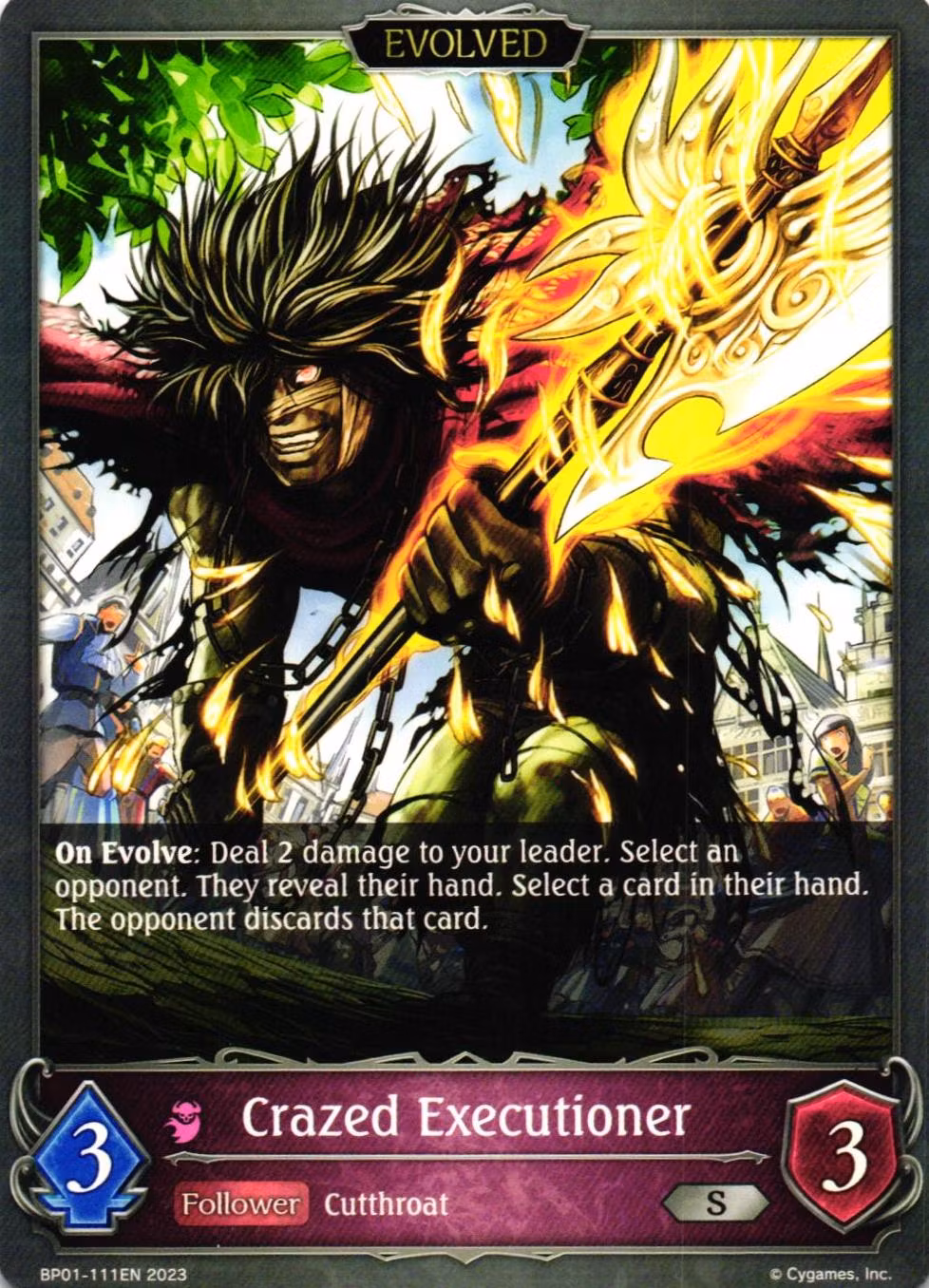 Crazed Executioner BP01 - 111EN Shadowverse: Evolved