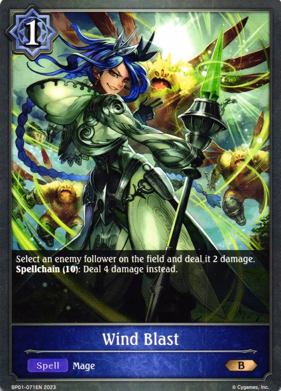 Wind Blast BP01 - 071EN Shadowverse: Evolved