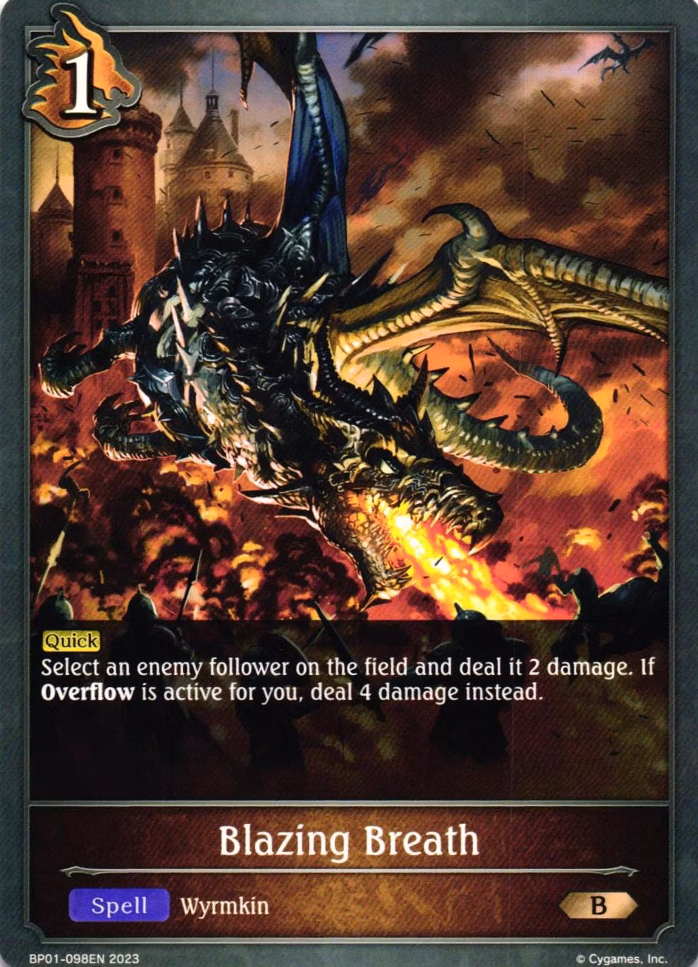 Blazing Breath BP01 - 098EN Shadowverse: Evolved