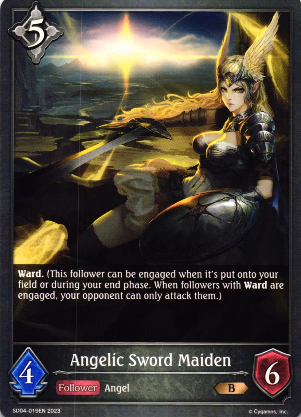 Angelic Sword Maiden SD04 - 019EN Shadowverse: Evolved