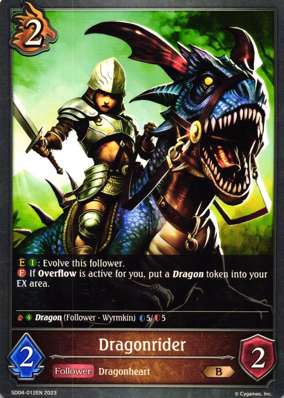 Dragonrider SD04 - 012EN Shadowverse: Evolved