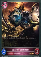 Spartoi Sergeant BP01 - 120EN Shadowverse: Evolved