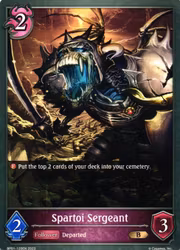 Spartoi Sergeant BP01 - 120EN Shadowverse: Evolved