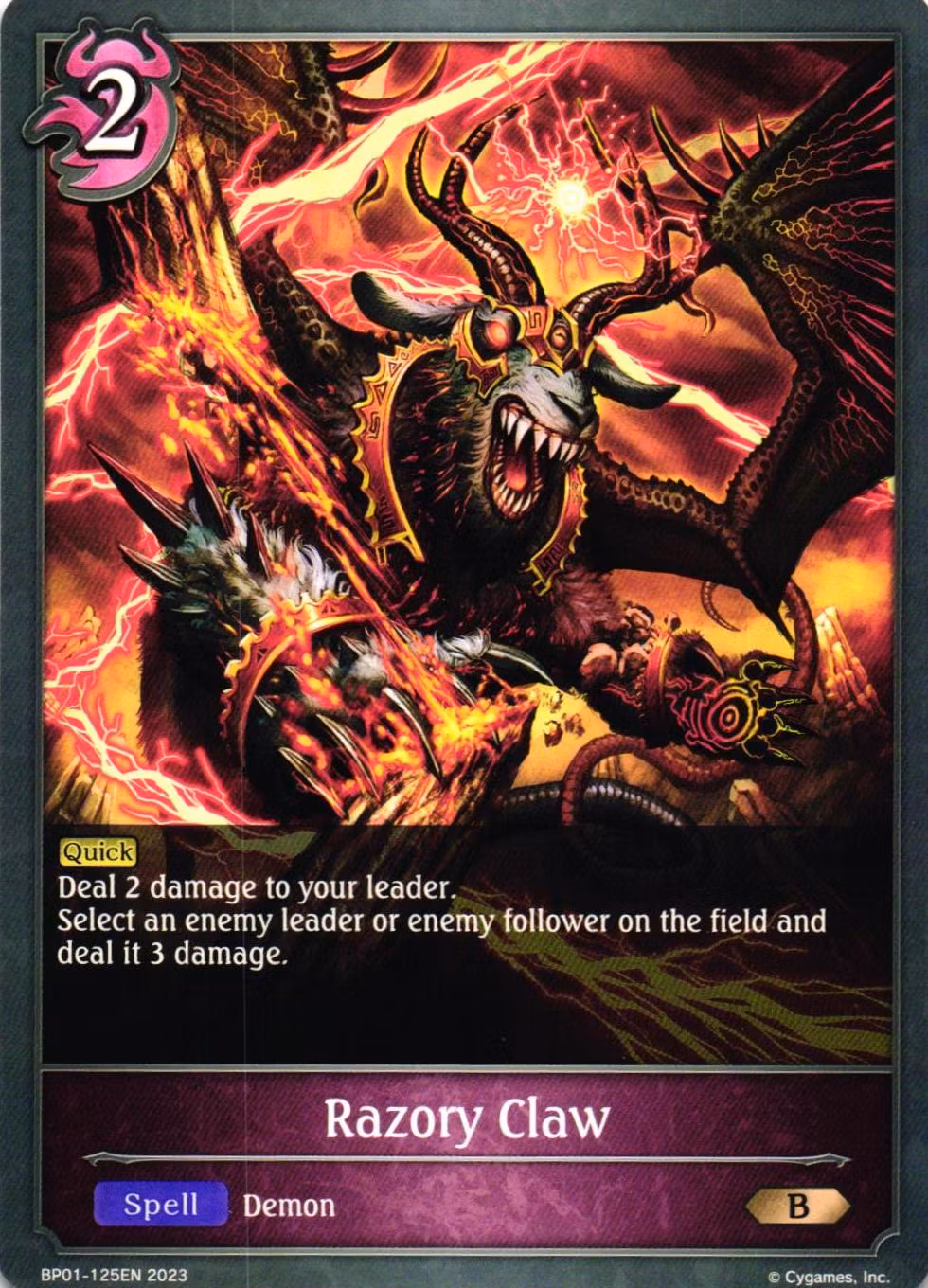 Razory Claw BP01 - 125EN Shadowverse: Evolved