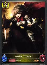 Novice Trooper BP01 - 048EN Shadowverse: Evolved