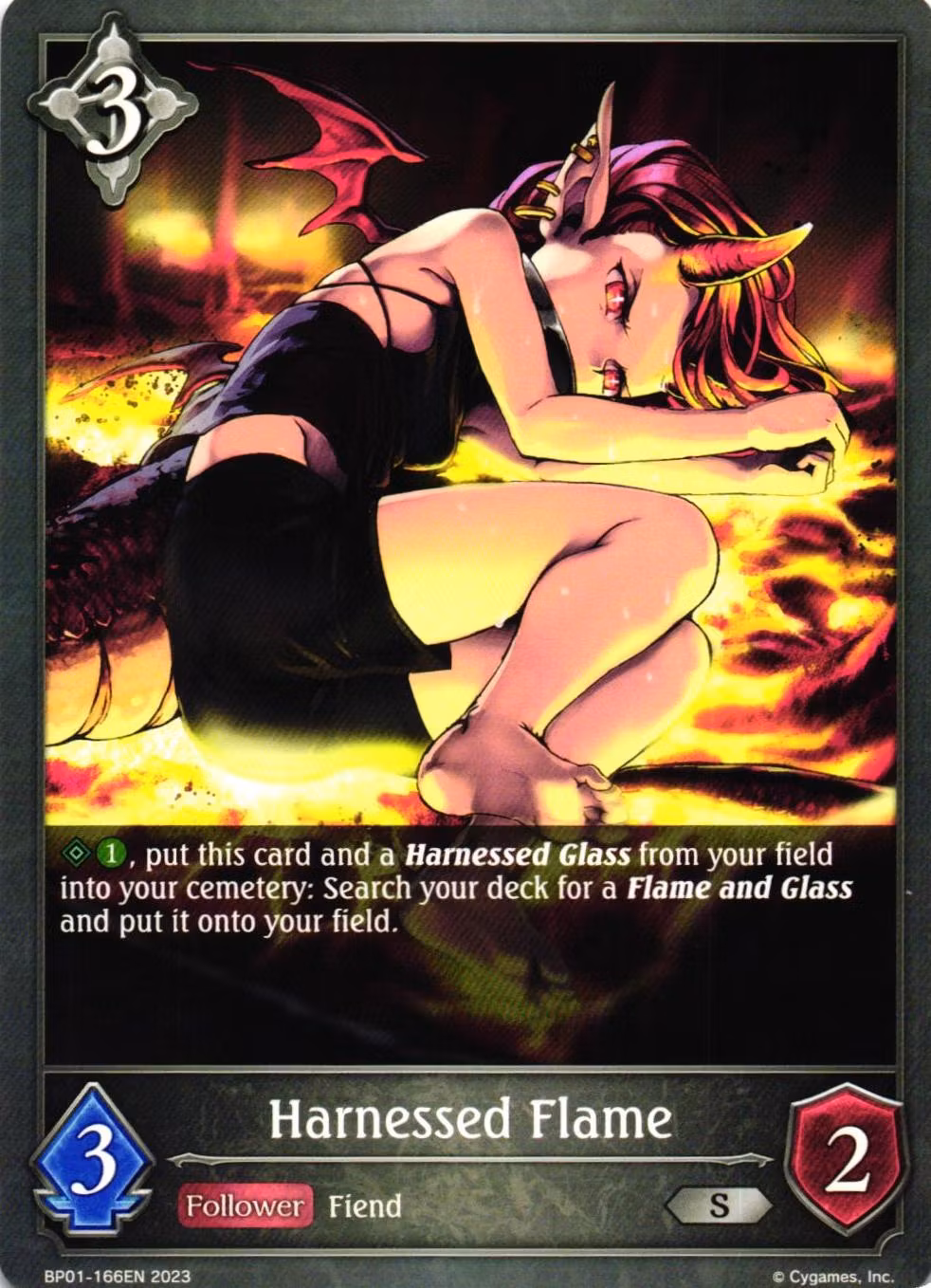 Harnessed Flame BP01 - 166EN Shadowverse: Evolved